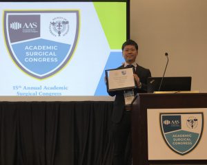 NEWS: Academic Surgical Congressで優秀賞を獲得しました